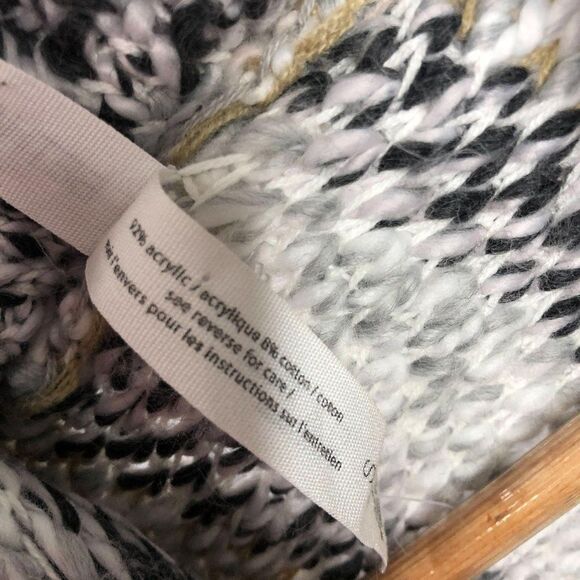 Bethany Mota Fringe Tweed Sweater Cardigan - Picture 8 of 8